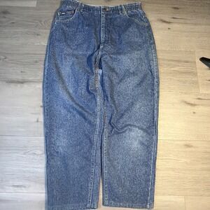 Vintage Lee High Waist Jeans Women's Size 16 Made in USA 100% Cotton Denim